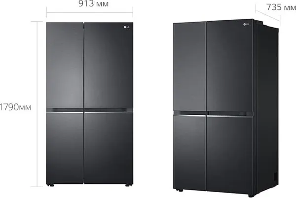 Изображение товара Холодильник с морозильником LG GC-B257SBZV