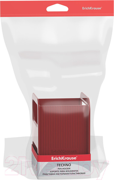 Изображение товара Подставка настольная Erich Krause Techno Marsala / 55856 (красный)