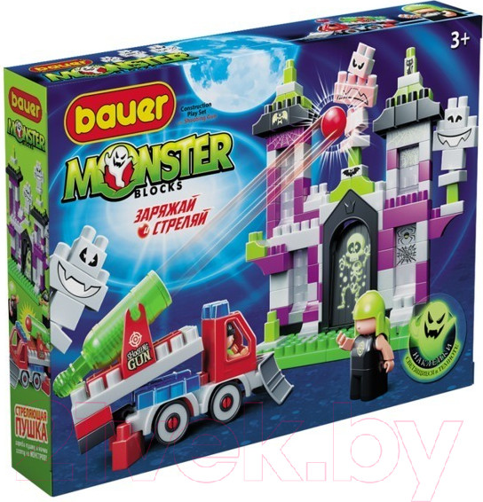 Изображение товара Конструктор Bauer Monster Blocks Дом с привидениями / 823 (155эл)