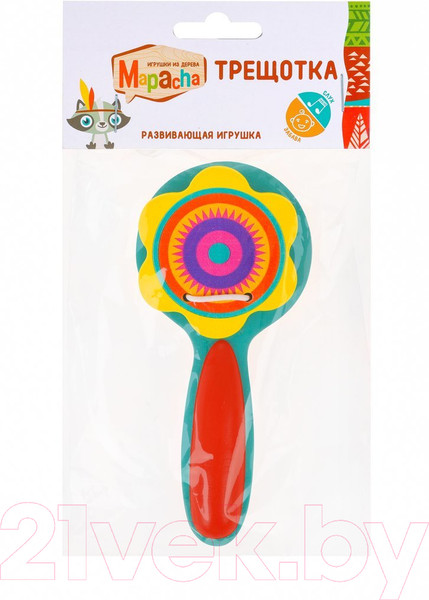 Изображение товара Музыкальная игрушка Mapacha Трещотка / 76434 (синий/желтый)