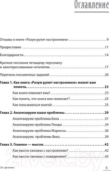 Изображение товара Книга Питер Разум рулит настроением. Измени свои мысли (Гринбергер Д.)