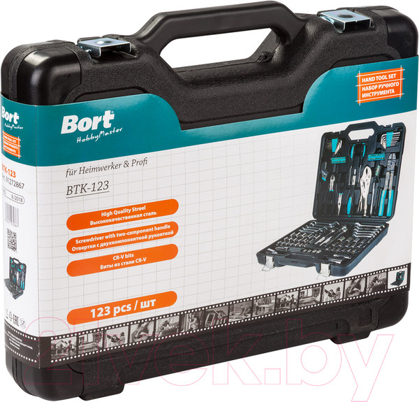 Изображение товара Универсальный набор инструментов Bort BTK-123 (91272867)