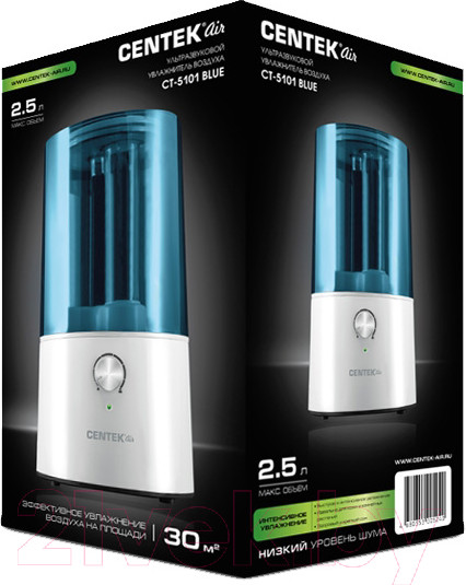 Изображение товара Ультразвуковой увлажнитель воздуха Centek СТ-5101 (синий)