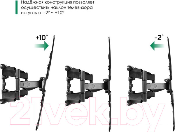 Изображение товара Кронштейн для телевизора Onkron M5 (черный)
