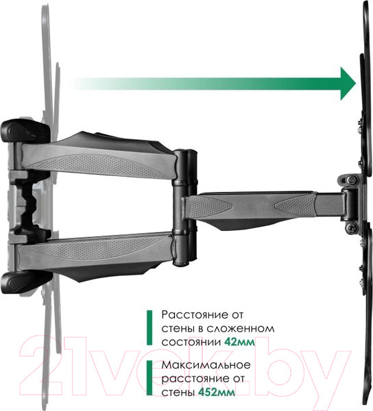 Изображение товара Кронштейн для телевизора Onkron M5 (черный)