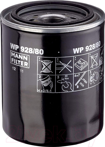 Изображение товара Масляный фильтр Mann-Filter WP928/80