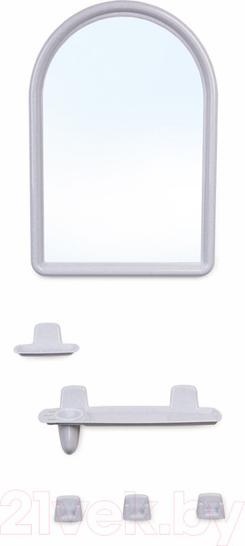 Изображение товара Комплект мебели для ванной Berossi 56 НВ 05604000 (белый мрамор)