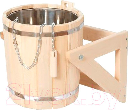 Изображение товара Обливное устройство СаунаКомплект С нержавеющей вставкой М-62 (15л)