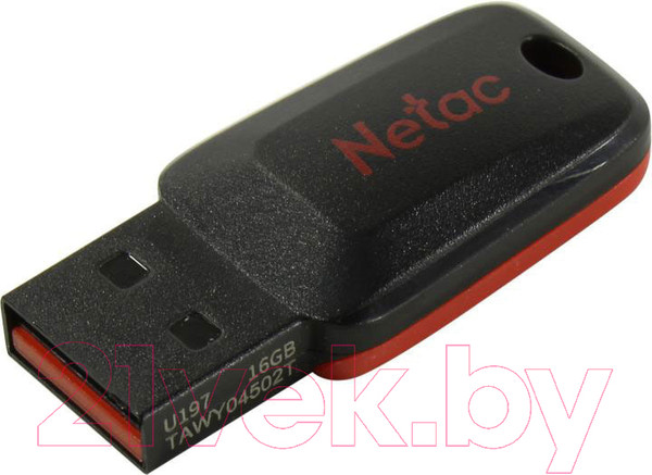 Изображение товара USB flash накопитель Netac USB Drive U197 USB2.0 64GB (NT03U197N-064G-20BK)