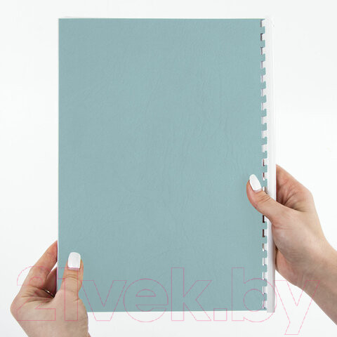Изображение товара Обложки для переплета Brauberg А4 230г/м2 / 530952 (100шт, голубой)
