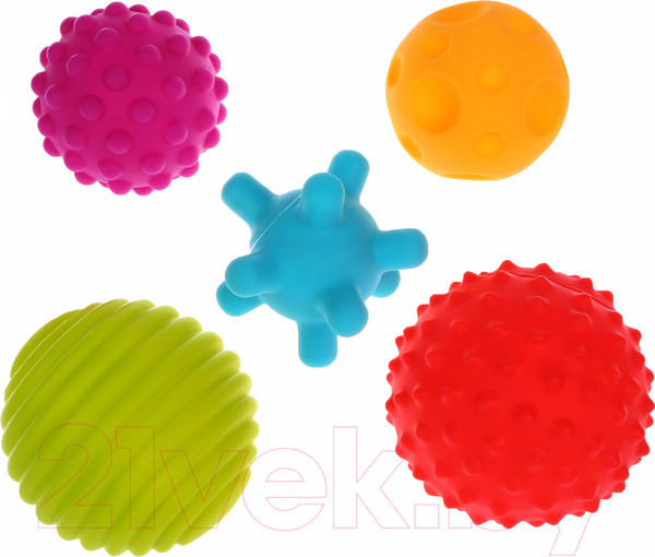 Изображение товара Развивающий игровой набор Жирафики Сенсорные шарики Кругляшки / 681771
