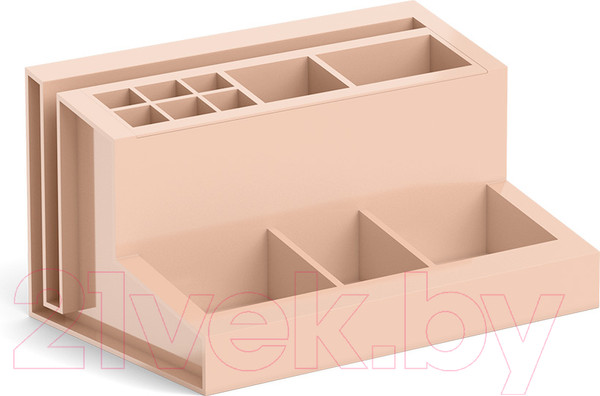 Изображение товара Органайзер настольный Erich Krause Leader Powder / 55795 (розовый)