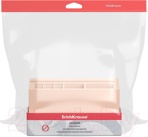 Изображение товара Органайзер настольный Erich Krause Leader Powder / 55795 (розовый)