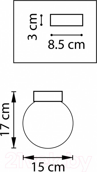 Изображение товара Потолочный светильник Lightstar Globo 812011 (MX8131-1B-S)