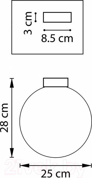 Изображение товара Потолочный светильник Lightstar Globo 812031 (MX8131-1B-L)