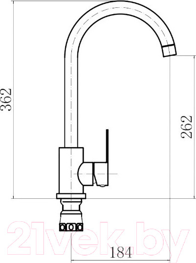 Изображение товара Смеситель Potato P40303S