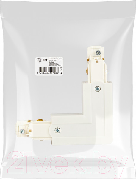 Изображение товара Коннектор для шинопровода ЭРА STR-30-W-CN-LE / Б0049698