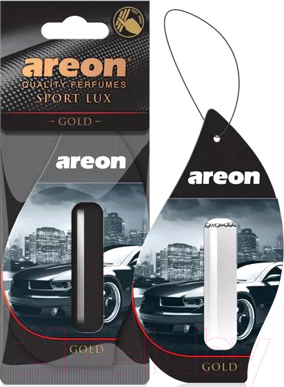 Изображение товара Ароматизатор автомобильный Areon Sport Lux Liquid Gold / ARE-LX01 (5мл)