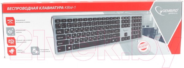 Изображение товара Клавиатура Gembird KBW-1