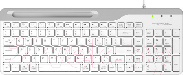 Изображение товара Клавиатура A4Tech Fstyler FK25 Slim (белый/серый)