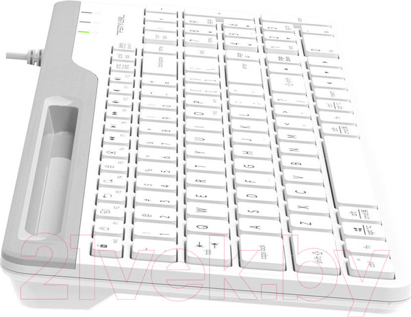 Изображение товара Клавиатура A4Tech Fstyler FK25 Slim (белый/серый)