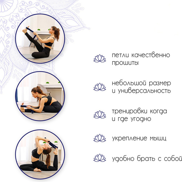 Изображение товара Эспандер Sangh 90x4см / 4128422 (синий)