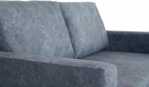 Изображение товара Диван KRONES Афродита выкатная 195x140 (велюр серо-синий)