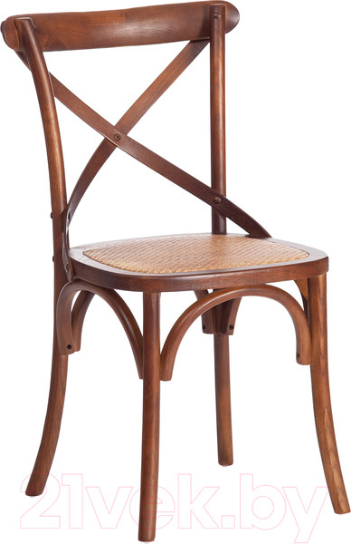 Изображение товара Стул Tetchair Secret De Maison Cross 49.5x53.5x87 (дерево береза/темный орех)