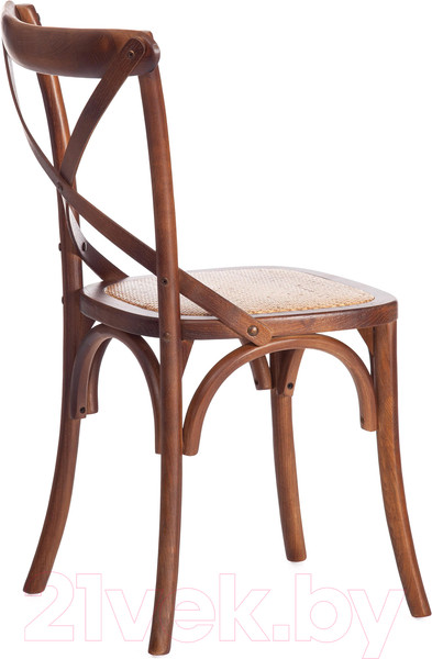 Изображение товара Стул Tetchair Secret De Maison Cross 49.5x53.5x87 (дерево береза/темный орех)