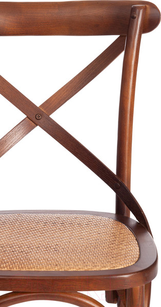 Изображение товара Стул Tetchair Secret De Maison Cross 49.5x53.5x87 (дерево береза/темный орех)