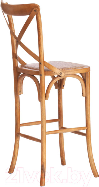Изображение товара Стул барный Tetchair Secret De Maison Cross Bar 49.5x52.5x117 (дерево береза/груша №3)
