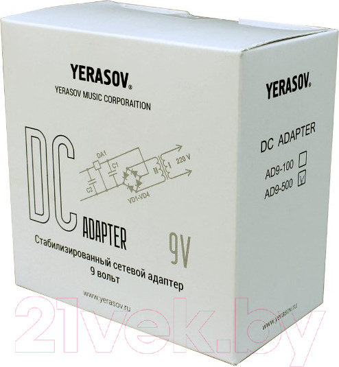 Изображение товара Блок питания для педалей и процессоров Yerasov AD9-100
