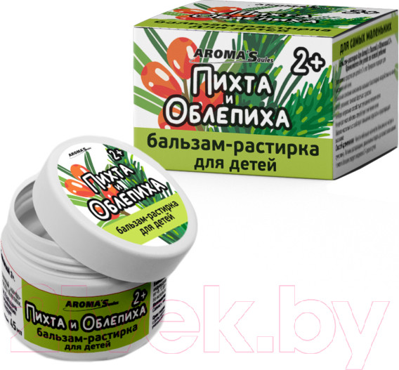 Изображение товара Бальзам для тела детский Aroma Saules С Пихтой и Облепихой 2+ (45мл)