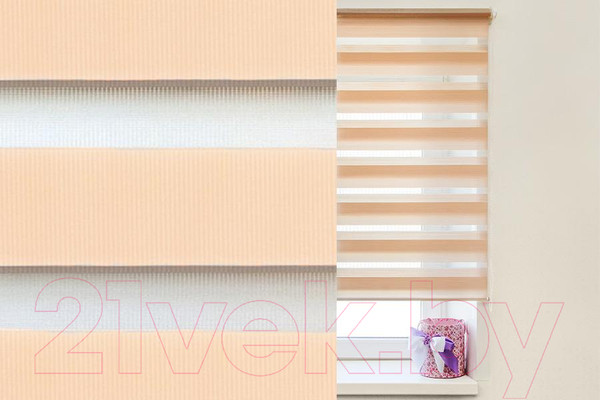 Изображение товара Рулонная штора LEGRAND День-Ночь 120x160 / 58 065 331 (абрикос)