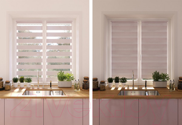 Изображение товара Рулонная штора LEGRAND День-Ночь 200x180 / 58 070 016 (карамель)