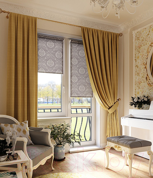 Изображение товара Рулонная штора LEGRAND Шарм 52x175 / 58 071 727 (серый)