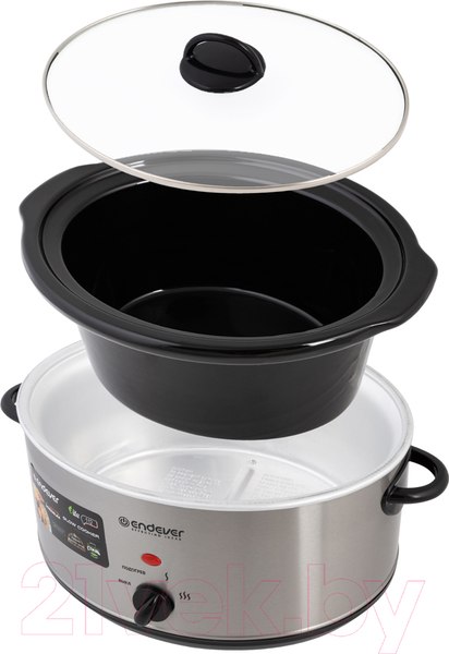 Изображение товара Медленноварка Endever Vita-112 (серый/стальной)