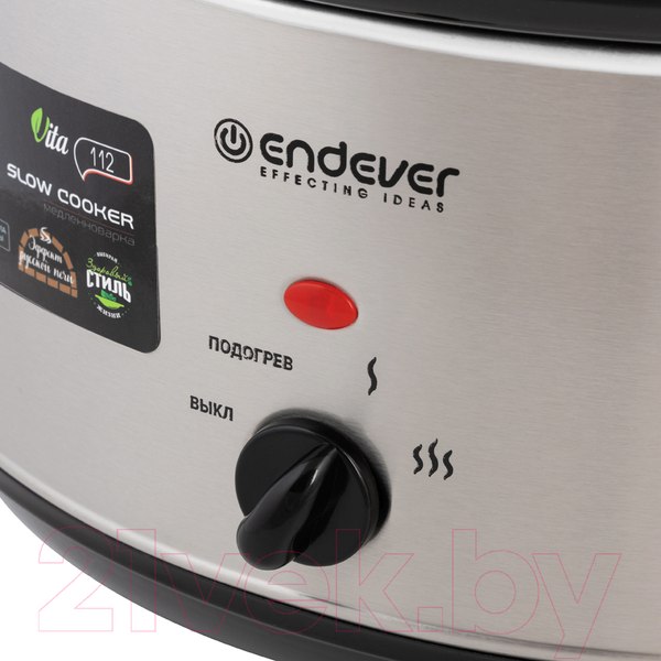 Изображение товара Медленноварка Endever Vita-112 (серый/стальной)