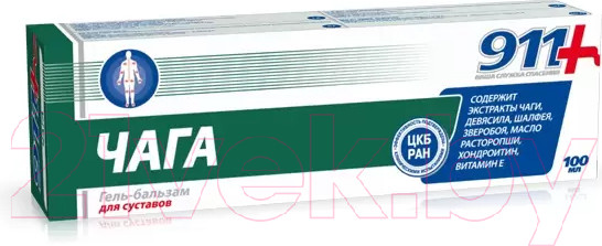 Изображение товара Гель для тела 911 Чага (100мл)