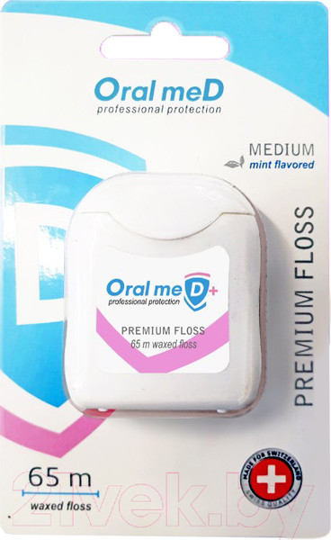 Изображение товара Зубная нить Dentorol Oral Med+ Medium (65м)