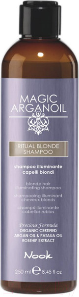 Изображение товара Шампунь для волос Nook Magic Arganoil Ritual Blonde Hair Illuminating Shampoo  (250мл)
