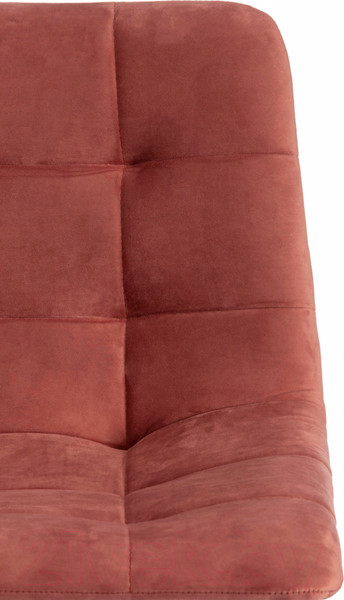 Изображение товара Стул барный Tetchair Chilly 50x44x104 (ткань/металл, коралловый/черный)