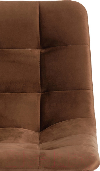 Изображение товара Стул барный Tetchair Chilly 50x44x104 ткань/металл (коричневый/черный)