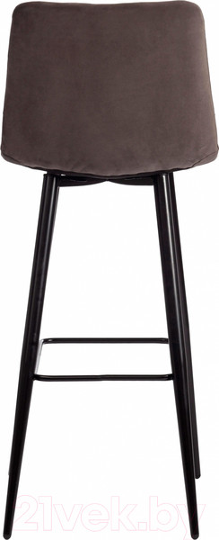 Изображение товара Стул барный Tetchair Chilly ткань/металл 50x44x104 (темно-серый/черный)