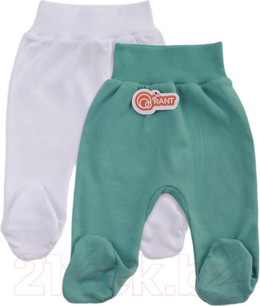 Изображение товара Набор ползунков Rant Twin Boo 3-6 мес (Ocean Green, р.68)
