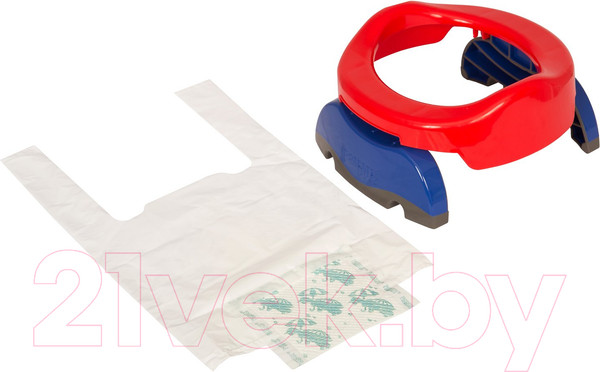 Изображение товара Дорожный горшок Potette Plus 23011DMR (красный/голубой)