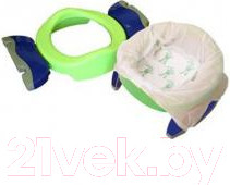 Изображение товара Дорожный горшок Potette Plus 23011 (зеленый/голубой)