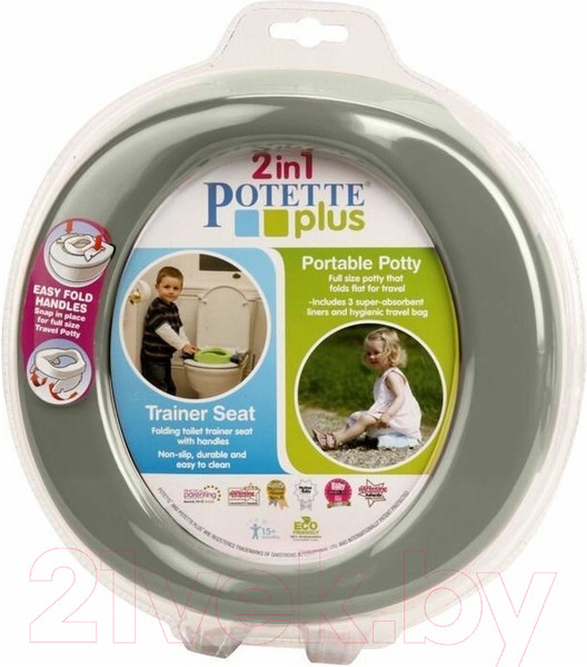 Изображение товара Дорожный горшок Potette Plus 23011 (серый)