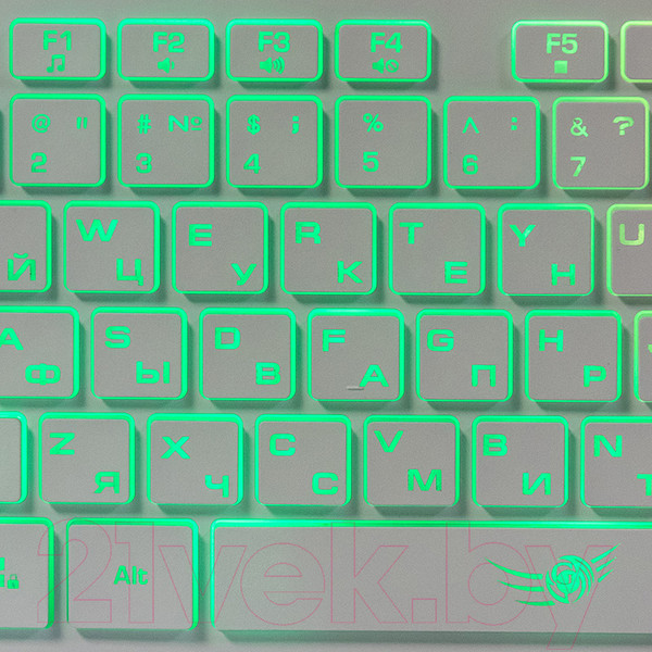 Изображение товара Комплект клавиатура и мышь Dialog KMGK-1707U (белый)