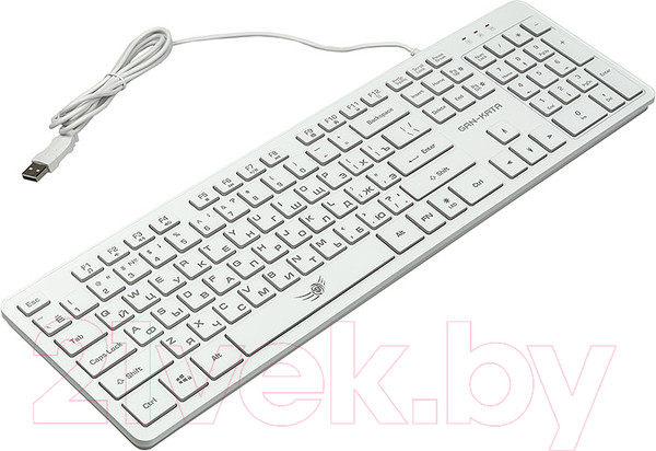 Изображение товара Комплект клавиатура и мышь Dialog KMGK-1707U (белый)